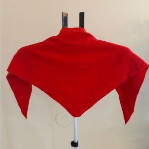 Billy Bamboo Triangle Red Scarf